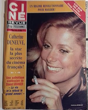 Ciné-revue N° 30. Catherine Deneuve en couverture. Poster central double page : Amanda Cleveland....