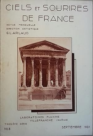 Ciels et sourires de France. 1931 - 3e série N° 5 : Nîmes et environs Septembre 1931.