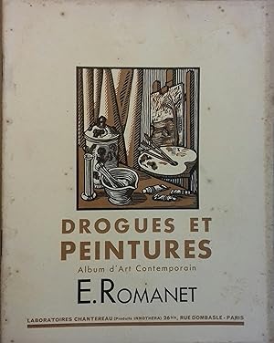 Image du vendeur pour Drogues et peintures N 41. E. Romanet. Vers 1950. mis en vente par Librairie Et Ctera (et caetera) - Sophie Rosire