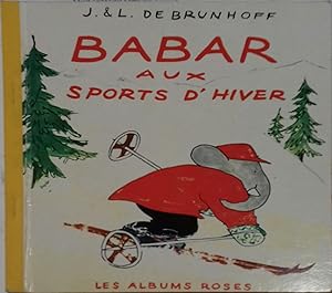 Babar aux sports d'hiver.