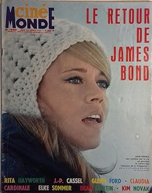 Cinémonde N° 1590. Jane Fonda en couverture. 24 janvier 1965.