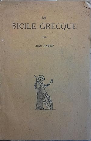 Imagen del vendedor de La Sicile grecque. a la venta por Librairie Et Ctera (et caetera) - Sophie Rosire