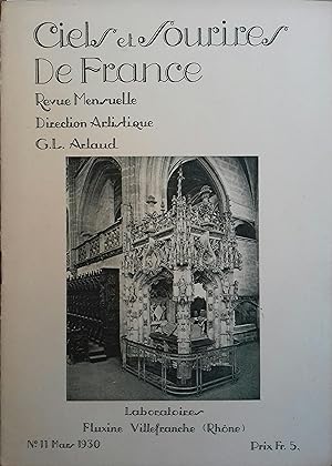 Ciels et sourires de France. 1930 - N° 11 : Ain, Bourg, église de Brou. Mars 1930.