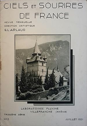 Ciels et sourires de France. 1931 - 3e série N° 3 : Lourdes, Bagnères-de-Bigorre. Juillet 1931.
