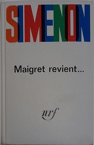 Maigret revient. Cécile est morte - Les caves du Majestic - La maison du juge.