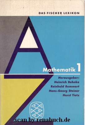 Immagine del venditore per Mathematik 1 Das Fischer Lexikon venduto da Werner Hrter-Antiquariat