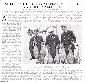 Seller image for Sport with the Scatter-Gun in the Yangtse Valley. Several pictures and accompanying text, removed from an original issue of Country Life Magazine, 1915. for sale by Cosmo Books