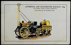 Railway Postcard Liverpool & Manchester The Rocket