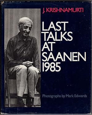 Last Talks at Saanen 1985