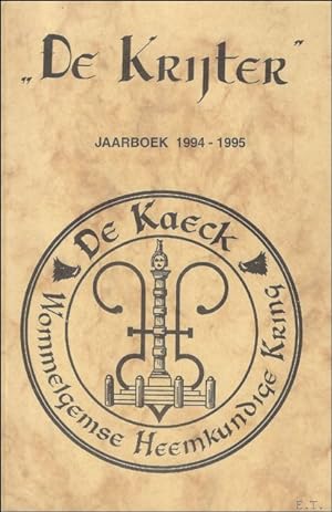 Bild des Verkufers fr Krijter : jaarboek 1994-1995 29e en 30e jaargang zum Verkauf von BOOKSELLER  -  ERIK TONEN  BOOKS