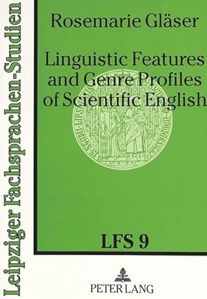 Bild des Verkufers fr Linguistic Features and Genre Profiles of Scientific English zum Verkauf von AHA-BUCH GmbH