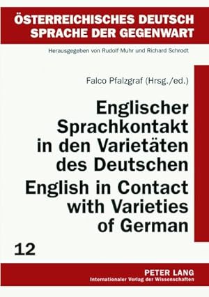 Seller image for Englischer Sprachkontakt in den Varietten des Deutschen- English in Contact with Varieties of German for sale by AHA-BUCH GmbH