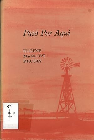 Seller image for Paso por aqui for sale by Quimby Books