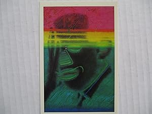 Imagen del vendedor de Ed Paschke Fiesto Phyllis Kind Gallery 1984 Exhibition invite postcard a la venta por ANARTIST