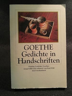 Bild des Verkufers fr Gedichte in Handschriften. Fnfzig Gedichte Goethes. zum Verkauf von ANTIQUARIAT Franke BRUDDENBOOKS