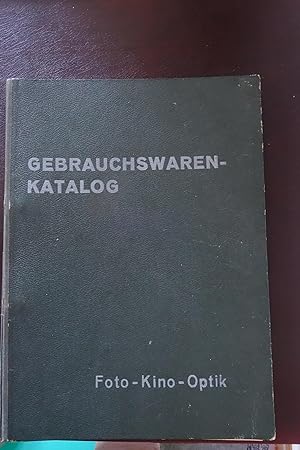 Foto-Kino-Optik. Gebrauchswaren-Katalog.