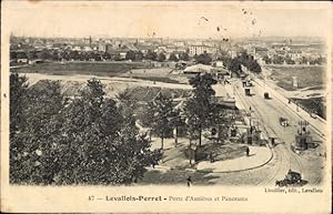 Ansichtskarte / Postkarte Levallois Perret Hauts de Seine, Porte d'Asnieres et Panorama