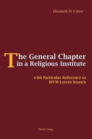 Seller image for The General Chapter in a Religious Institute for sale by moluna