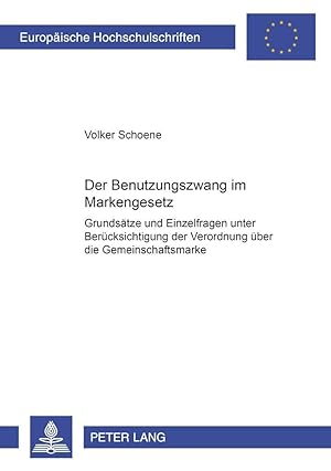 Image du vendeur pour Der Benutzungszwang im Markengesetz mis en vente par moluna