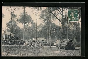 Ansichtskarte Bois-de-Clamert, Les Bûcherons