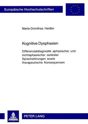 Seller image for Kognitive Dysphasien for sale by moluna