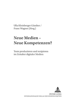 Seller image for Neue Medien - Neue Kompetenzen? for sale by moluna