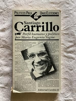 Imagen del vendedor de Santiago Carrillo a la venta por Libros Ambig