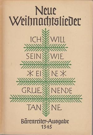 Bild des Verkufers fr Neue Weihnachtslieder / Hrsg. Karl Vtterle / Brenreiter-Ausgabe ; 1345 zum Verkauf von Bcher bei den 7 Bergen