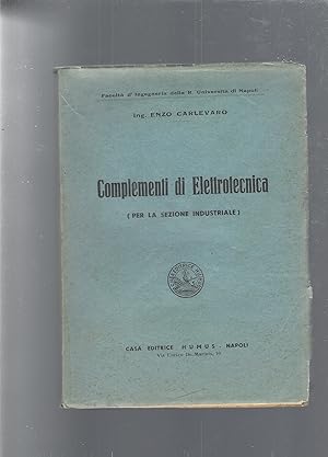 COMPLEMENTI DI ELETTROTECNICA