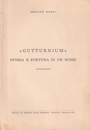 Bild des Verkufers fr Gutturnium" Storia e fortuna di un nome zum Verkauf von Messinissa libri