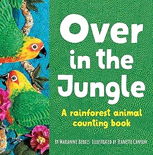 Bild des Verkufers fr Over in the Jungle: A Rainforest Animal Counting Book zum Verkauf von moluna