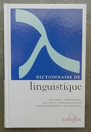Dictionnaire de linguistique.
