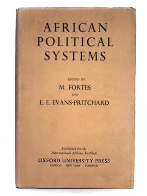 Imagen del vendedor de African Political Systems a la venta por World of Rare Books