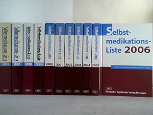 Selbstmedikationsliste 1995, 1997 - 2006. Zusammen 10 Bände