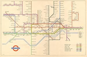 London Transport - Diagram of lines - January 1951