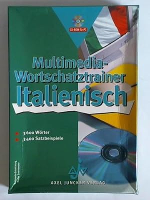 Multimedia-Wortschatztrainer Italienisch. Rund 3600 Wörter und 3400 Satzbeispiele aus über 100 Sa...