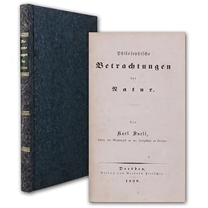 Bild des Verkufers fr Philosophische Betrachtungen der Natur. zum Verkauf von Antiquariat Gerhard Gruber