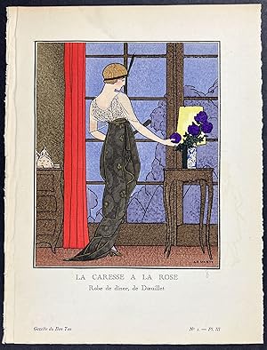 Imagen del vendedor de La Caresse a La Rose a la venta por Trillium Antique Prints & Rare Books