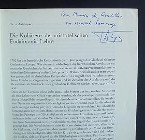 Die Kohärenz der aristotelischen Eudaimonia-Lehre.
