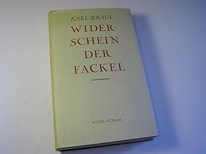 Immagine del venditore per Widerschein der Fackel : Glossen = 4. Band Der Werke venduto da Antiquariat Fuchseck