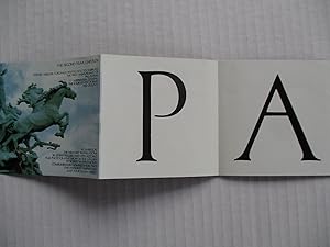 Image du vendeur pour Palladium The Second Year Unfolds party invite brochure with art exhibitions by Jenny Holzer, Vito Acconci and Robert Mapplethorpe mis en vente par ANARTIST
