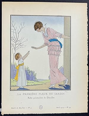 Imagen del vendedor de La Premiere Fleur du Jardin a la venta por Trillium Antique Prints & Rare Books