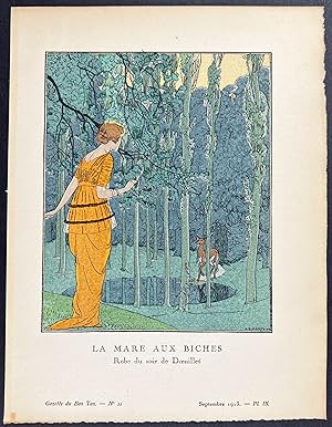 Imagen del vendedor de La Mare Aux Biches a la venta por Trillium Antique Prints & Rare Books