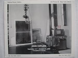 Bild des Verkufers fr John Coplans Andrea Rosen Gallery 1992 Exhibition invite postcard zum Verkauf von ANARTIST