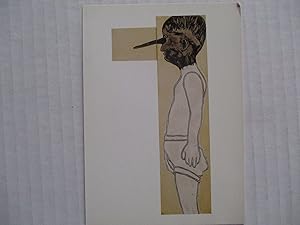 Seller image for Ida Applebroog Ronald Feldman Fine Arts 1994 Exhibition invite postcard for sale by ANARTIST