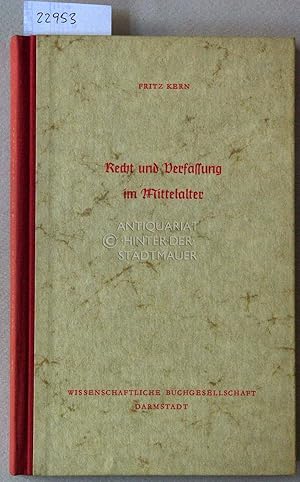 Recht und Verfassung im Mittelalter. [= Libelli 3]