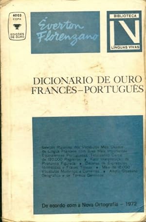 Dicionario de Ouro franc s-portugu s -  verton Florenzano