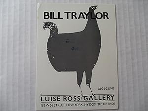 Immagine del venditore per Bill Traylor Luise Ross Gallery 1985 Exhibition invite postcard venduto da ANARTIST