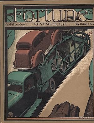 Seller image for Fortune Magazine: Volume XIV, No. 3: November, 1936 for sale by Dorley House Books, Inc.
