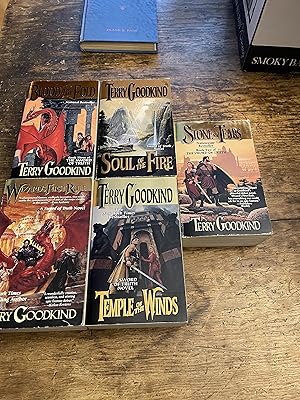 Seller image for The Sword of Truth - #1 Wizard's First rule, #2 ?Stone of Tears, #3 Blood of the Fold, #4 Temple of the Winds, #5 Soul of The Fire for sale by Heroes Bookshop